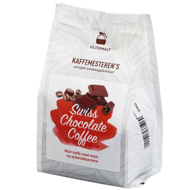 Hovedbilde Swiss chocolate coffee finmalt 200g. 5 poser