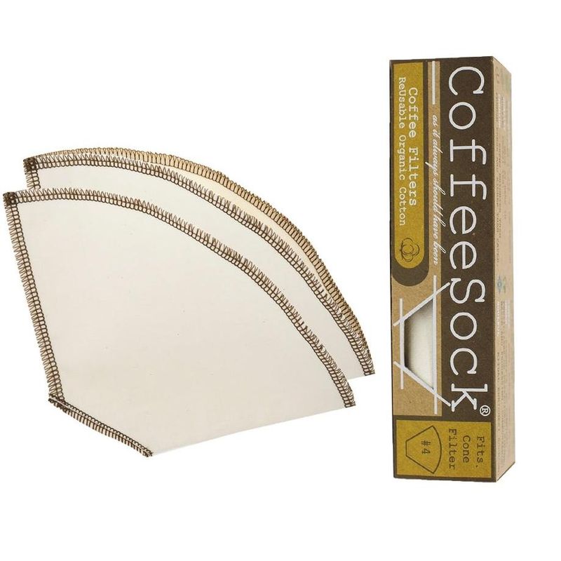 CoffeeSock Drip #4 Cone - 2 pakk