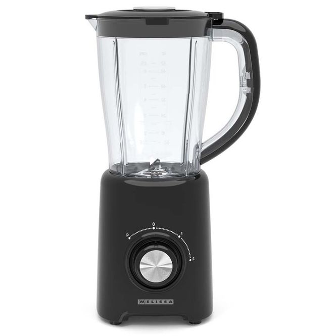 Hovedbilde Blender 800 W 2 hastigheter + puls, 4 kniver, 1,5 L Melissa, Svart