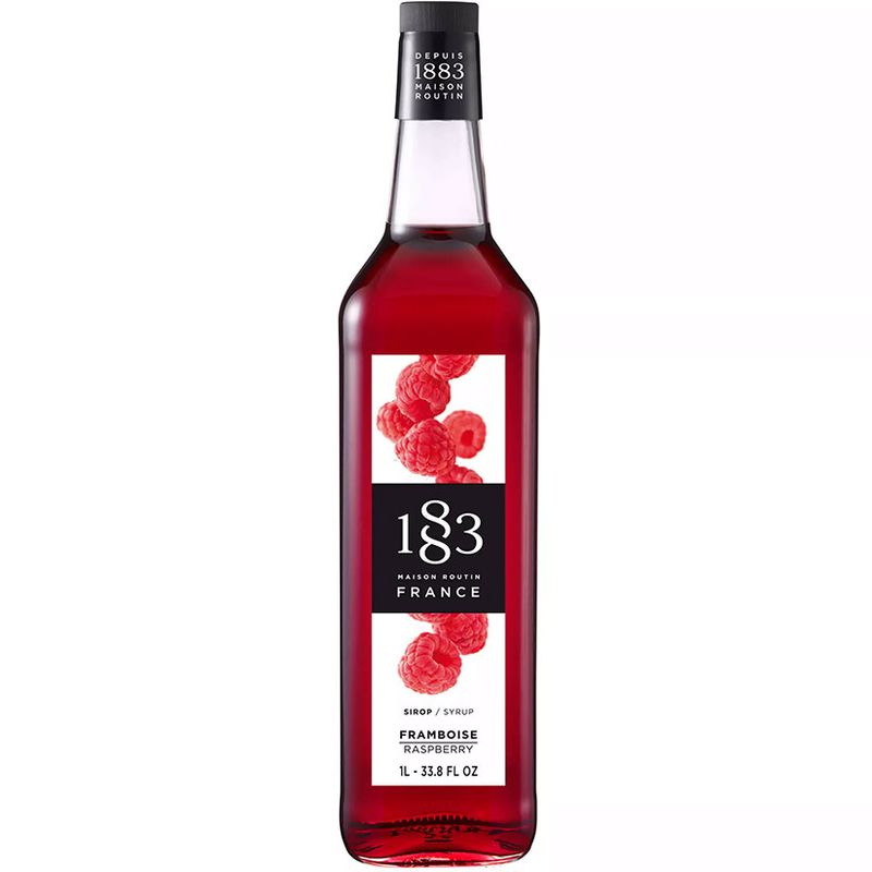 1883 Maison Routin - Bringebær 1LPLASTFLASKE PET - Kaffe- og cocktailsirup