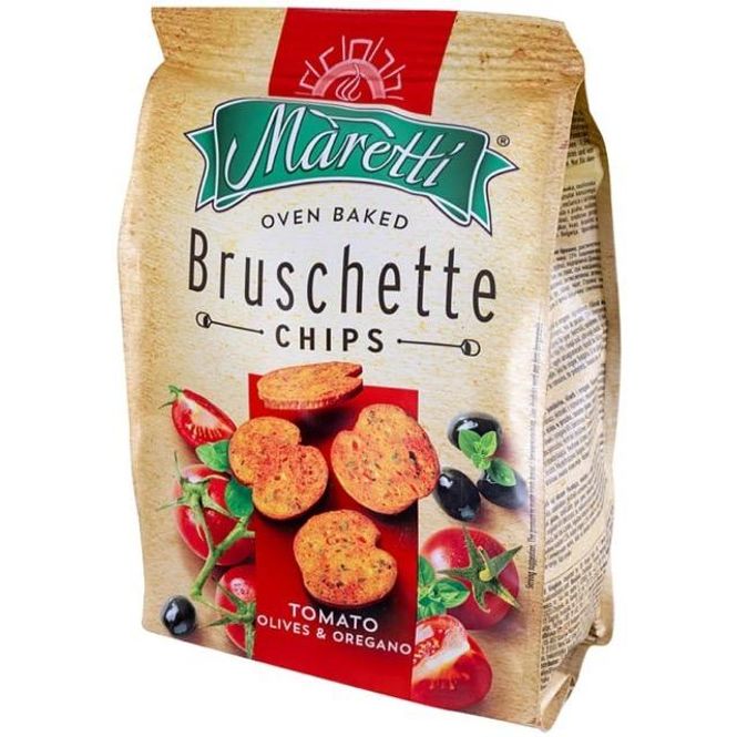 Hovedbilde Bruschette Tomat&Oliven 150g Maretti
