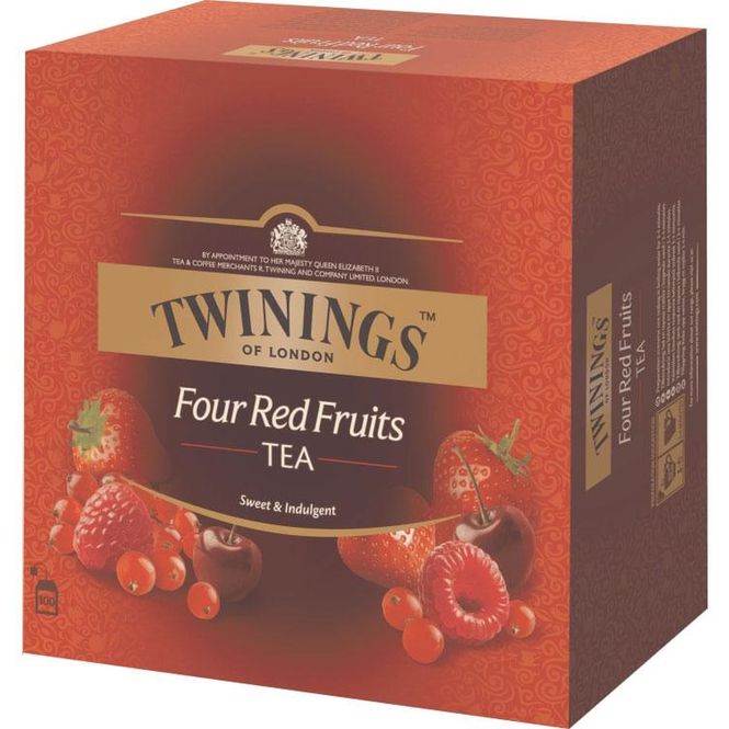 Hovedbilde Fire røde frukter 100pos twinings