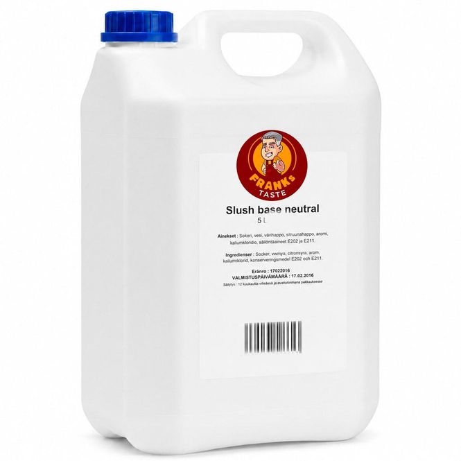 Hovedbilde FRANKs TASTE - Neutral (nøytra)  Slush 5 Liter
