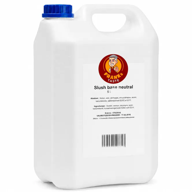 Hovedbilde FRANKs TASTE - Neutral (nøytra)  Slush 5 Liter