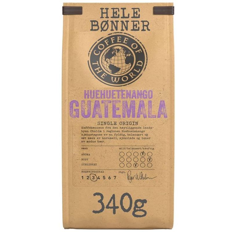 Huehuetenango guatemala hele bønner 340g