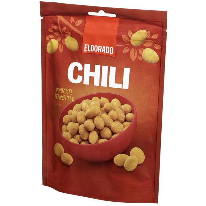 Hovedbilde Chilinøtter 175g eldorado (OUTLET) (Best før 26.05.2026)
