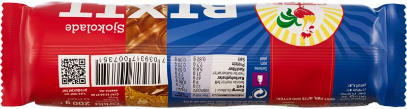 BIXIT SJOKOLADE 200G SÆTRE 20 pakker