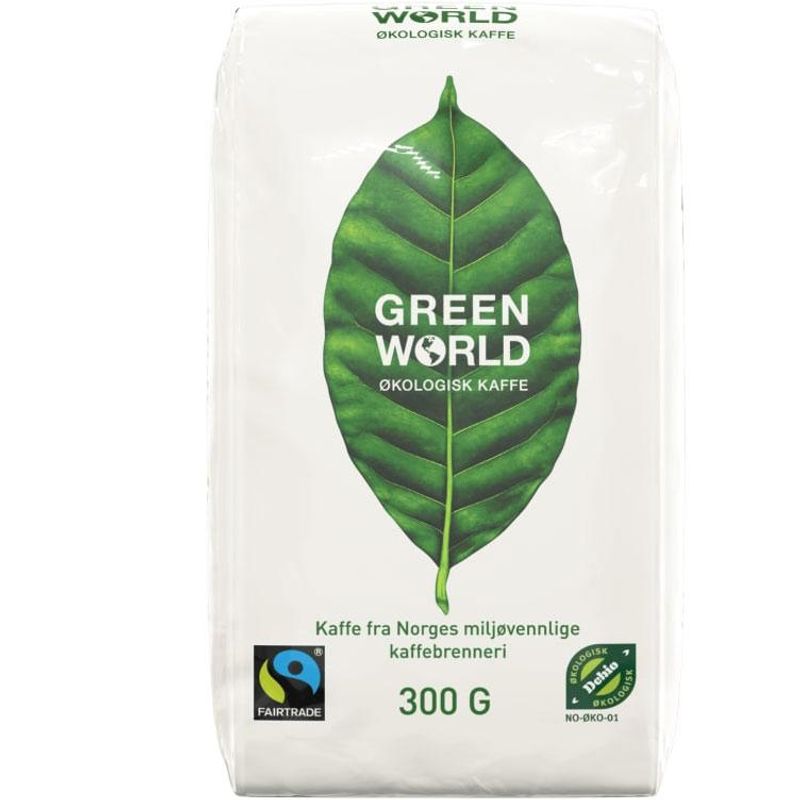 Green world kaffe dobbel grovmalt 20 x 300g