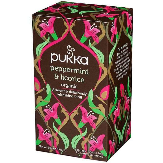 Hovedbilde Peppermint&licorice urtete 4 pakker a 20 poser pukka