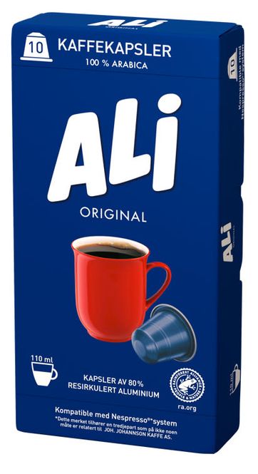 Hovedbilde ALI ORIGINAL KAFFEKAPSEL 10STK for Nespresso