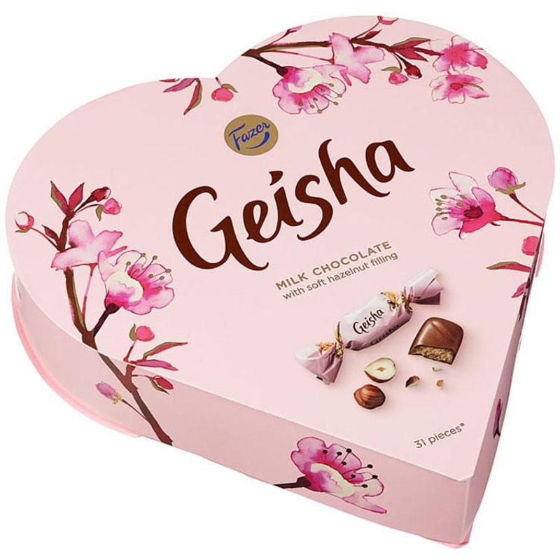 Geisha Heart Box 190g Fazer