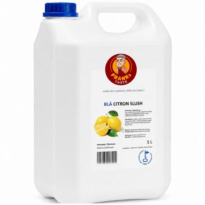 Hovedbilde FRANKs TASTE - Blue Citrus Slush 5 Liter