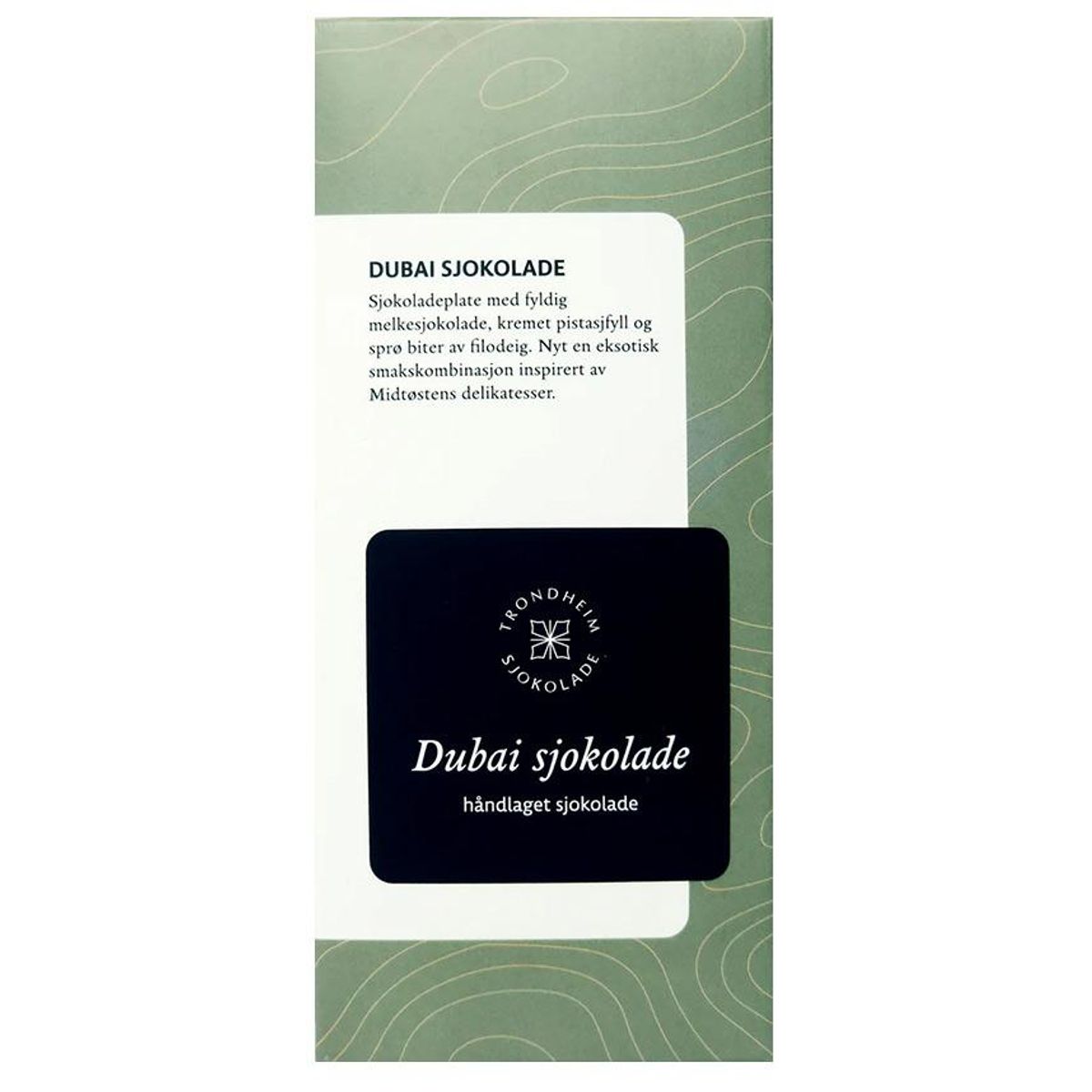 Dubai Sjokolade Pistasj 95g