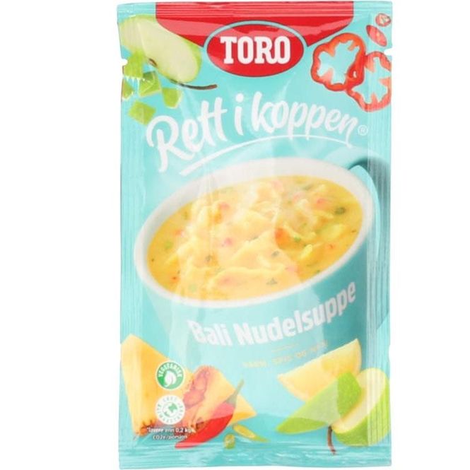 Hovedbilde BALI NUDELSUPPE 40G RETT I KOPPEN 18 poser