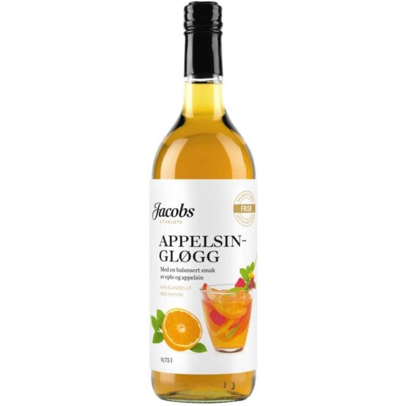 Appelsingløgg 0,75L Jacobs Utvalgte 6 flasker