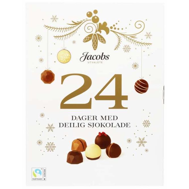 Hovedbilde Adventskalender m/Sjokolade 255g Jacobs
