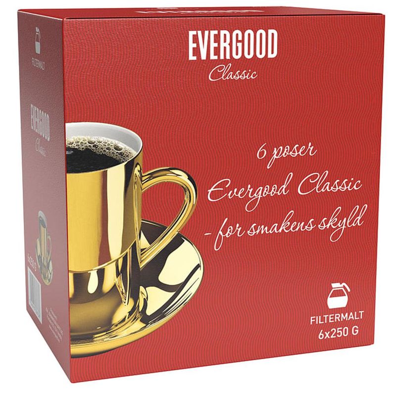 Evergood classic filtermalt 6x250g