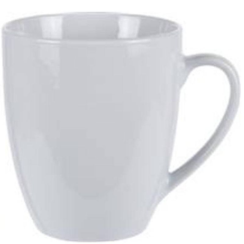 Kaffekrus i Porselen 4 stk Hvite i pakke